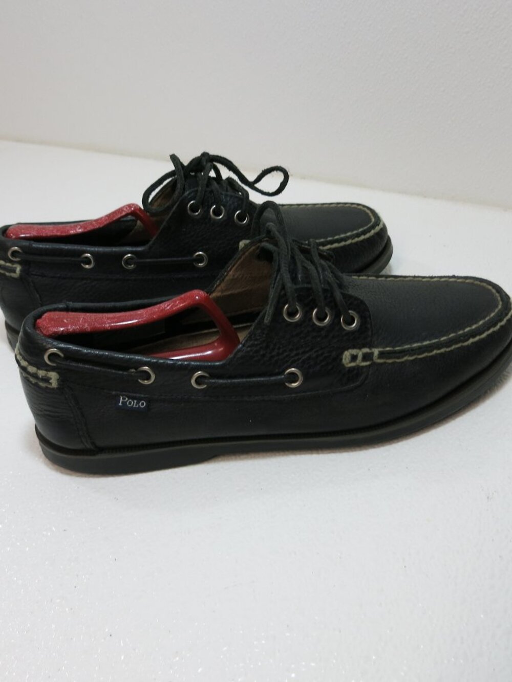 Polo Ralph Lauren Oil Tanned Leather Comfort Deck Boat Shoes Men's Footwear 9 D - Picture 4 of 6